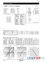 Datasheet LNM214KA01 manufacturer Panasonic