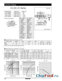 Datasheet LNM243AP01A manufacturer Panasonic