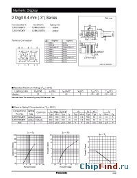 Datasheet LNM423KP01 manufacturer Panasonic