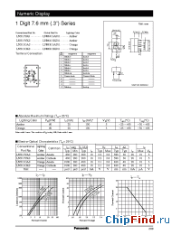 Datasheet LNM813KS01 manufacturer Panasonic