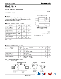 Datasheet MA113 manufacturer Panasonic