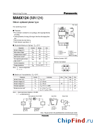 Datasheet MA124 производства Panasonic