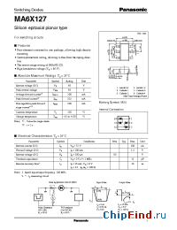 Datasheet MA127 manufacturer Panasonic