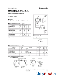 Datasheet MA142A manufacturer Panasonic