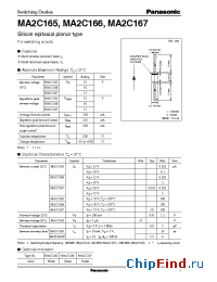 Datasheet MA165 manufacturer Panasonic