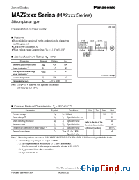Datasheet MA2000 manufacturer Panasonic