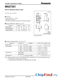 Datasheet MA27331 manufacturer Panasonic