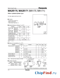 Datasheet MA2B170MA170 manufacturer Panasonic