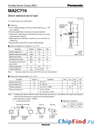 Datasheet MA2C719 manufacturer Panasonic