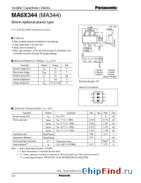Datasheet MA344 manufacturer Panasonic