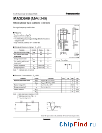 Datasheet MA3D649MA6D49 manufacturer Panasonic