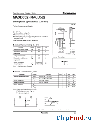 Datasheet MA3D652MA6D52 manufacturer Panasonic
