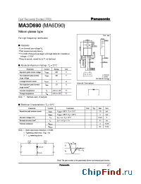 Datasheet MA3D690MA6D90 manufacturer Panasonic
