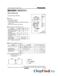 Datasheet MA3D691MA6D91 manufacturer Panasonic