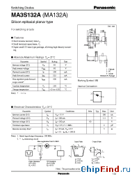 Datasheet MA3S132AMA132A manufacturer Panasonic