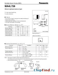 Datasheet MA4L728 manufacturer Panasonic
