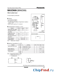 Datasheet MA6D89 manufacturer Panasonic