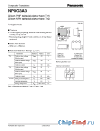 Datasheet NP0G3A3 manufacturer Panasonic