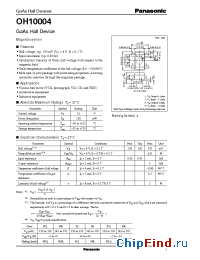 Datasheet OH10004 manufacturer Panasonic