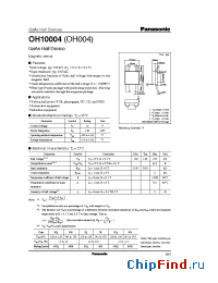 Datasheet OH10004OH004 производства Panasonic