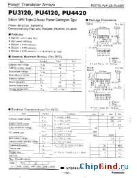 Datasheet PU3120Q manufacturer Panasonic