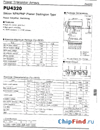 Datasheet PU4320 manufacturer Panasonic
