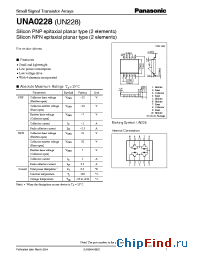Datasheet UN228 manufacturer Panasonic