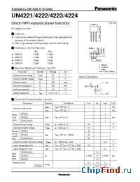 Datasheet UN4223 manufacturer Panasonic