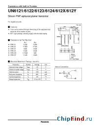 Datasheet UN6121 manufacturer Panasonic