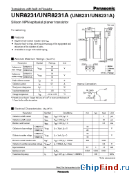 Datasheet UN8231A manufacturer Panasonic