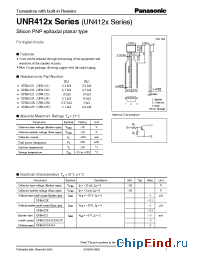 Datasheet UNR4121 manufacturer Panasonic
