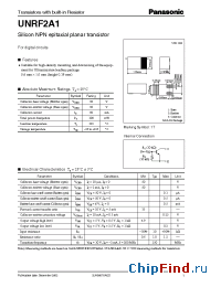 Datasheet UNRF2A1 manufacturer Panasonic