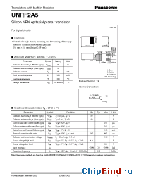 Datasheet UNRF2A5 manufacturer Panasonic