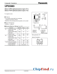 Datasheet UP03383 manufacturer Panasonic