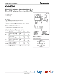 Datasheet XN04390 manufacturer Panasonic