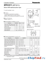 Datasheet XP1211 manufacturer Panasonic