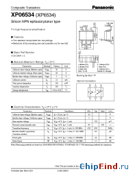 Datasheet XP6534 manufacturer Panasonic