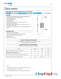 Datasheet 1.5KE100C manufacturer Pan Jit