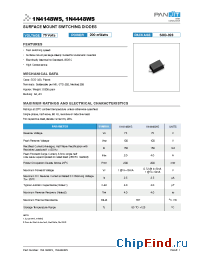 Datasheet 1N4148WS manufacturer Pan Jit