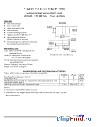 Datasheet 1SMB2EZ13 manufacturer Pan Jit