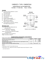 Datasheet 1SMB3EZ33 производства Pan Jit