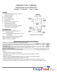 Datasheet 1SMB5930 manufacturer Pan Jit