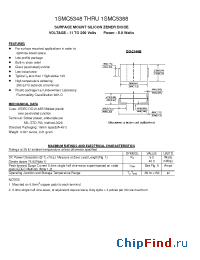 Datasheet 1SMC5350 manufacturer Pan Jit