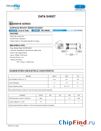 Datasheet BZQ5221B manufacturer Pan Jit