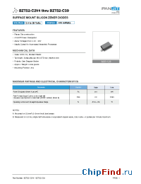Datasheet BZT52-C10 manufacturer Pan Jit