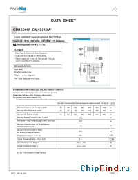 Datasheet CM1506W производства Pan Jit