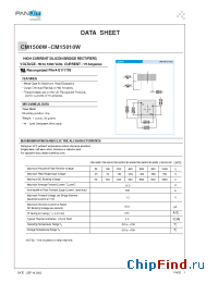 Datasheet CM1508W manufacturer Pan Jit