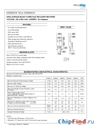 Datasheet ED803CS manufacturer Pan Jit