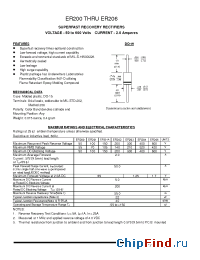 Datasheet ER200 manufacturer Pan Jit
