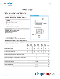 Datasheet GBPC12005W manufacturer Pan Jit